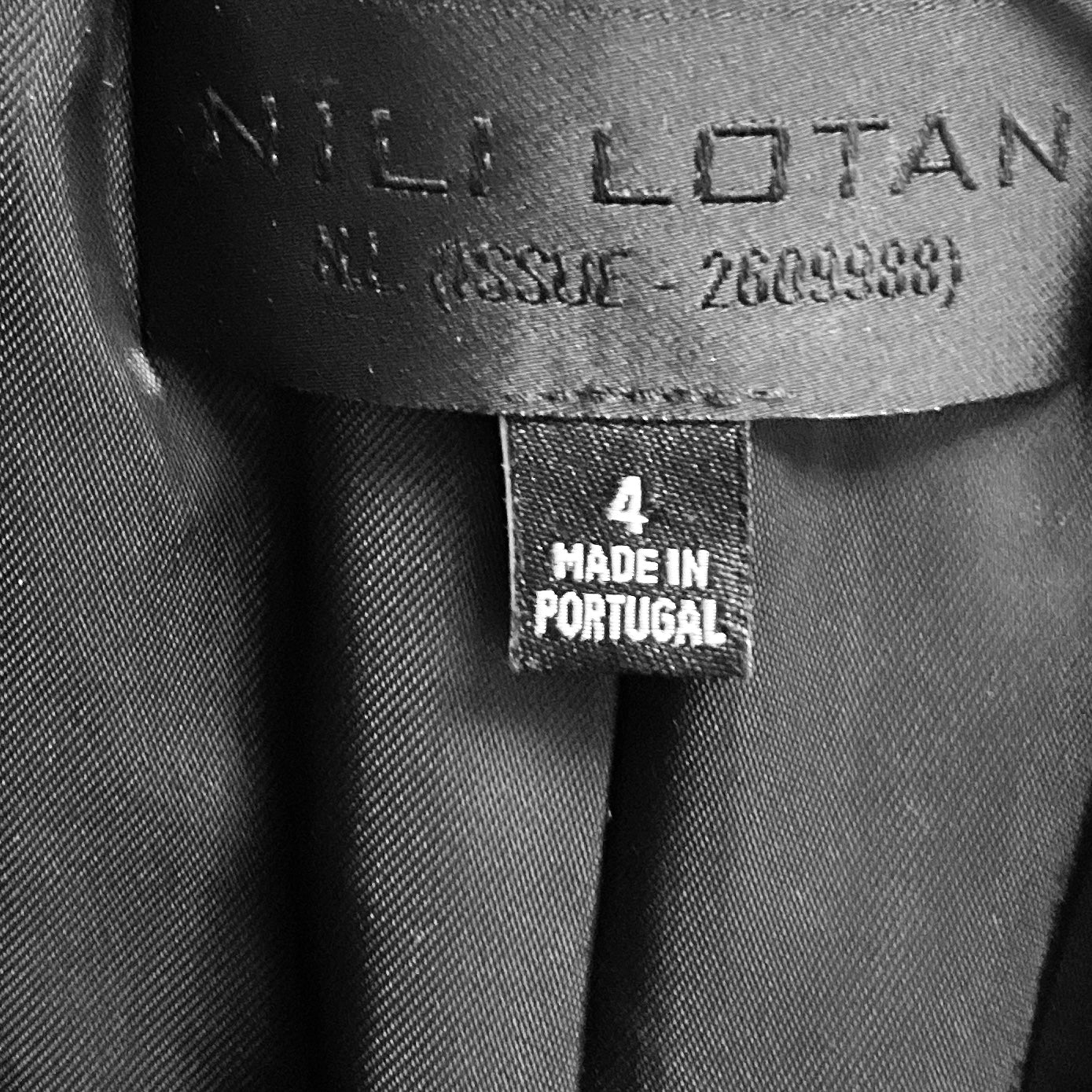 Nili Lotan Brown Diane Stretch Velvet One Button Blazer Jacket
