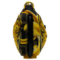 Load image into Gallery viewer, Fendi  X Versace 2022 Black / Gold Silk Fendace Baroque Nano Fendigraphy Hobo Charm Clutch
