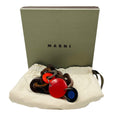 Load image into Gallery viewer, Marni Red Multi Resin and Wood Ring Statement Necklace
