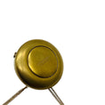 Load image into Gallery viewer, Ferragamo Gold Aluminum and Brass Sculptural Pendant Necklace
