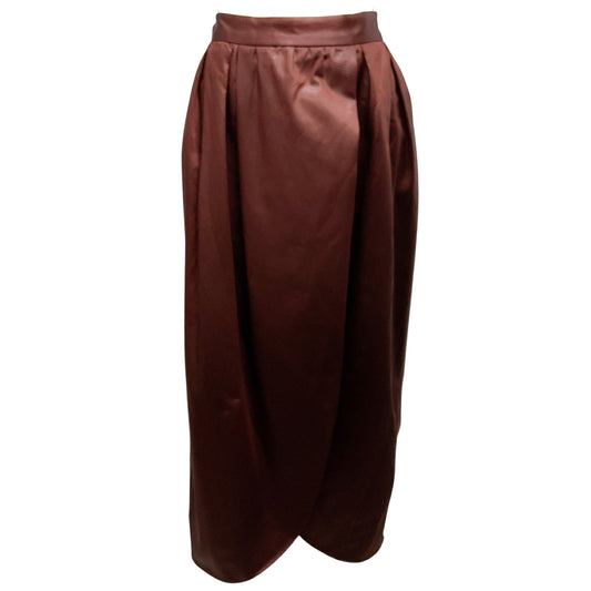 Ulla Johnson Mahogany Maxine Midi Skirt
