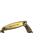 Load image into Gallery viewer, Ferragamo Gold Aluminum and Brass Sculptural Pendant Necklace
