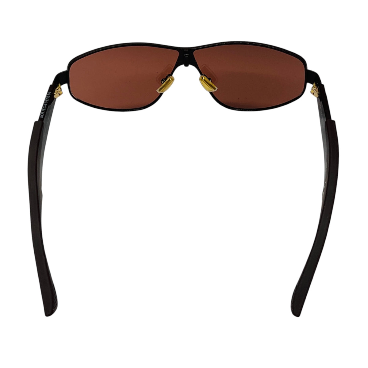 Bottega Veneta Men's Brown Tinted Metal Frame Sunglasses
