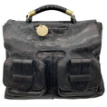 Load image into Gallery viewer, Chloe Black Leather Saskia Two Way Bag

