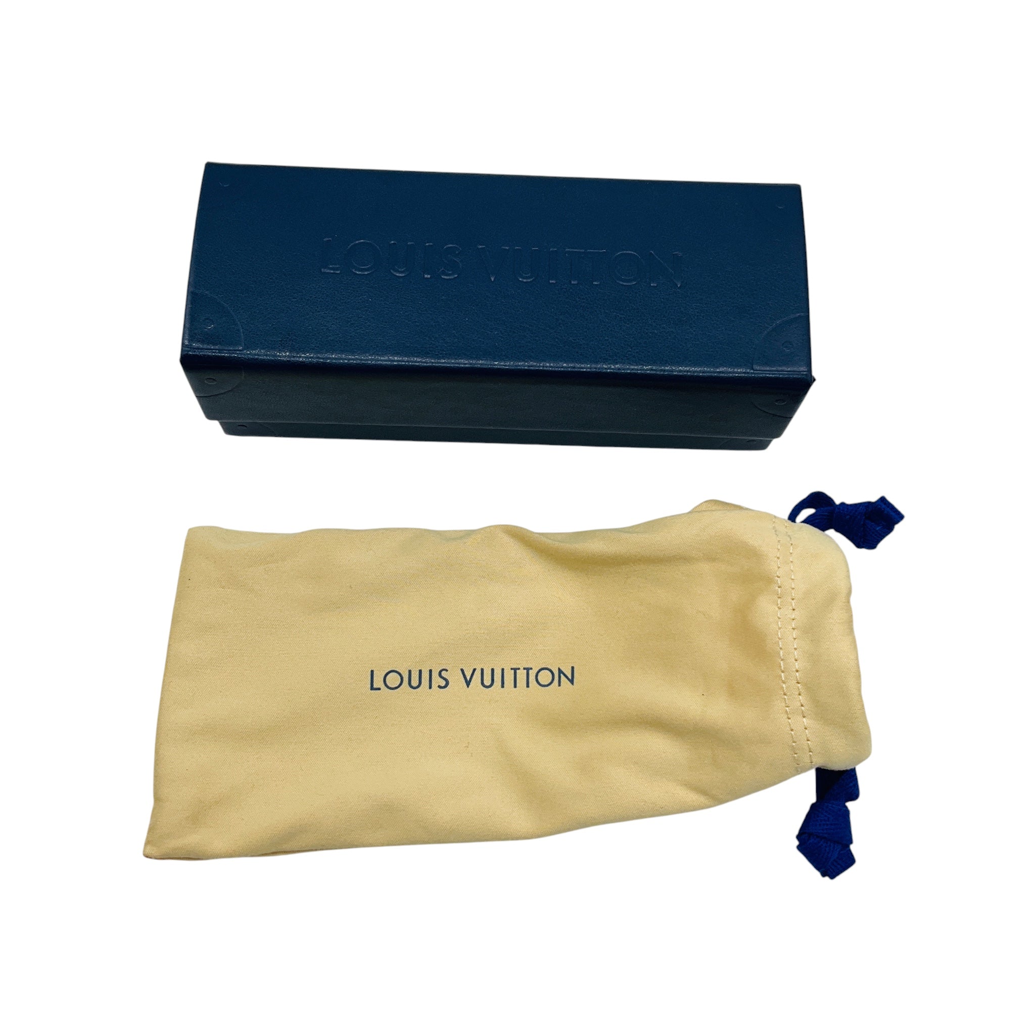 Louis Vuitton White LV Shadow Square Sunglasses