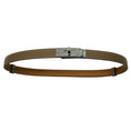 Load image into Gallery viewer, Hermes Taupe 2016 Epsom Leather Kelly Belt with Silver Buckle
