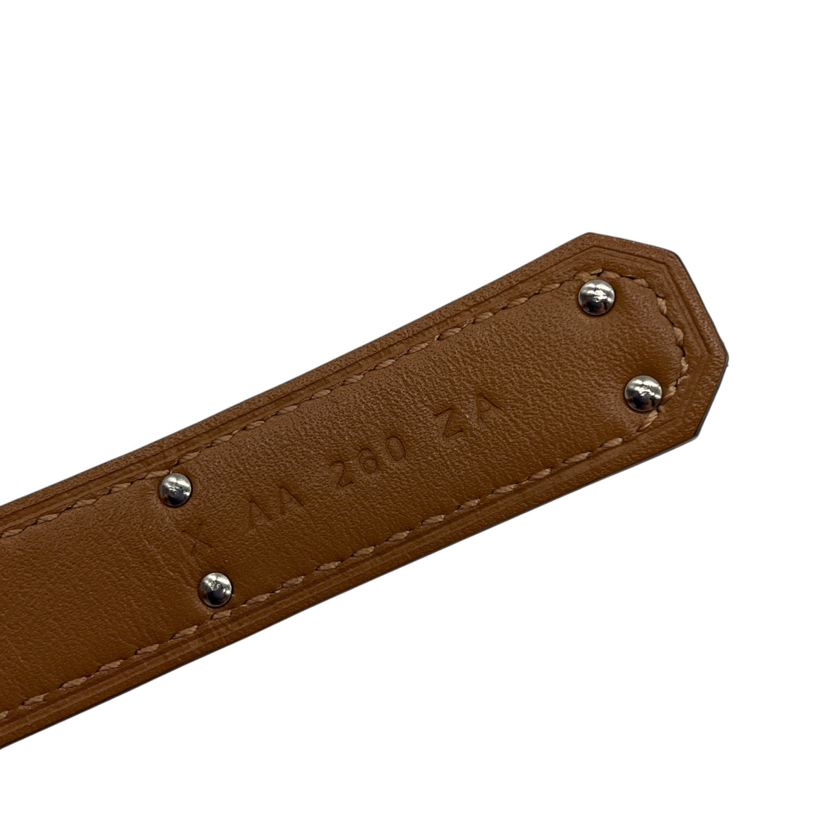 Hermes Taupe 2016 Epsom Leather Kelly Belt with Silver Buckle