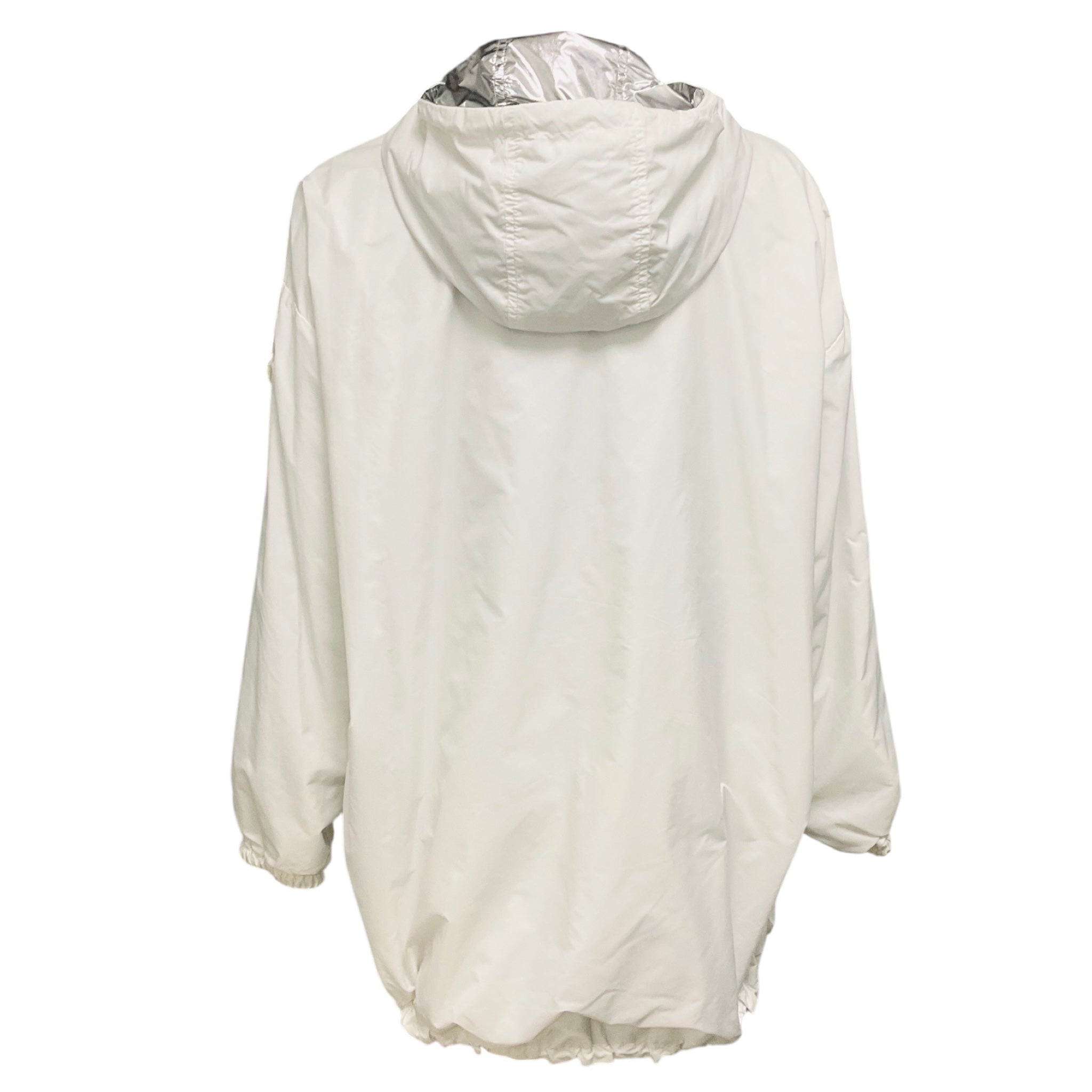 Moncler Silver / White Jubba Reversible Hooded Jacket