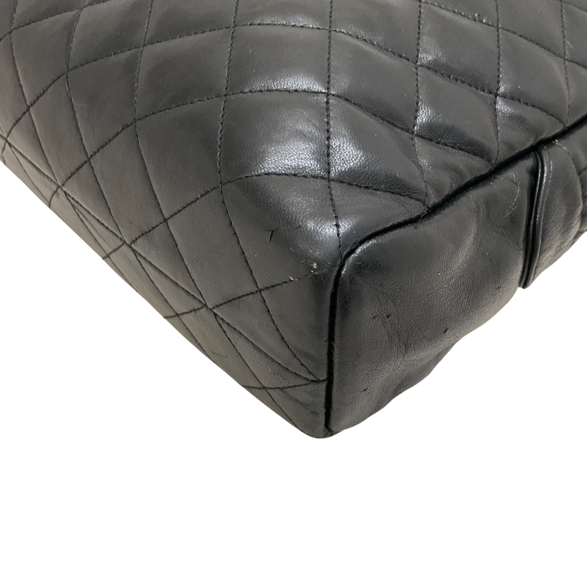 Chanel Vintage 1989-91 Black Quilted Leather Shoulder Bag