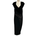 Load image into Gallery viewer, Talbot Runhof Black Sequined Velvet Gown / Formal Dress
