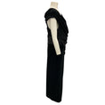 Load image into Gallery viewer, Talbot Runhof Black Sequined Velvet Gown / Formal Dress
