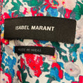 Load image into Gallery viewer, Isabel Marant Blue Multi Faxinalia Floral Printed Cropped Top
