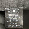 Load image into Gallery viewer, Brandon Maxwell Black Notched Collar One Button Wool and Silk Jacket
