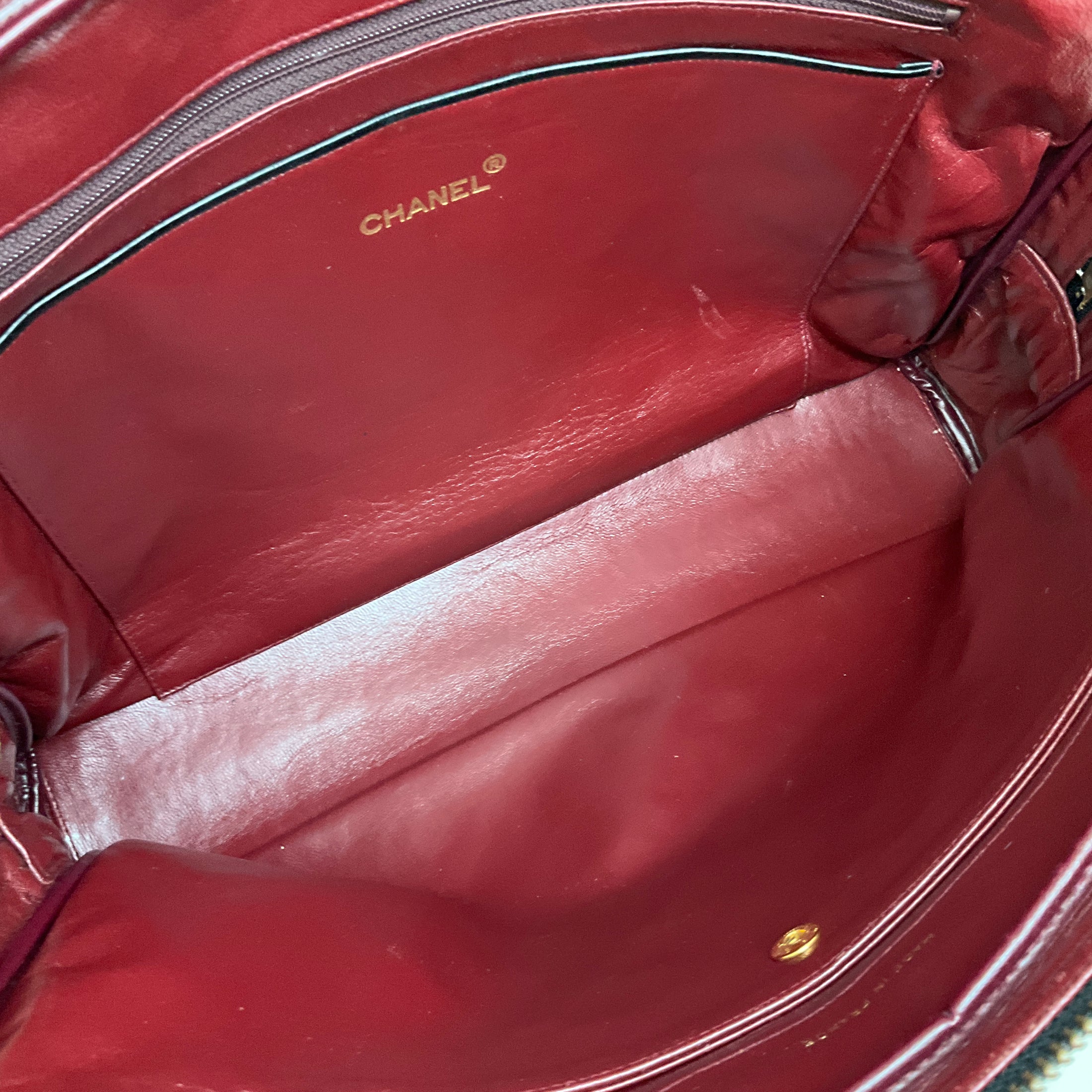 Chanel Vintage 1989-91 Black Quilted Leather Shoulder Bag