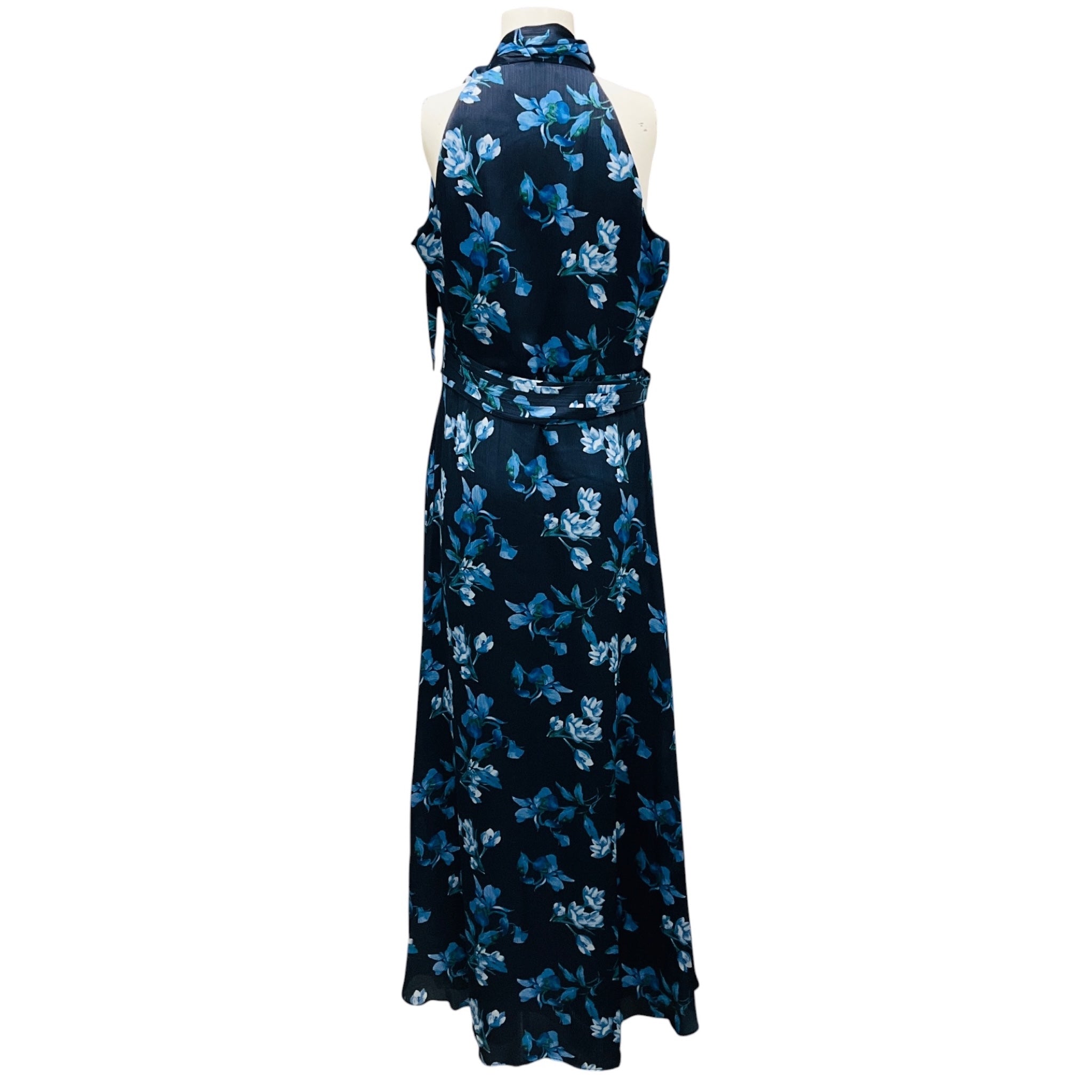 Sachin & Babi Navy / Light Blue Poseidon Venetian Petal Kayla Gown