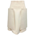 Load image into Gallery viewer, Fendi Ivory Structured Wool Skirt
