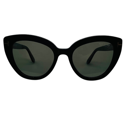Tom Ford Black Izzi Polarized Cat Eye Sunglasses