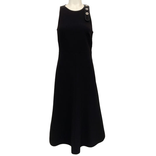 Balenciaga Black Sleeveless Dress with Grommets