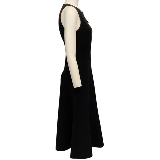 Balenciaga Black Sleeveless Dress with Grommets