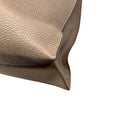 Load image into Gallery viewer, Tom Ford Taupe / Gold Zipper Detail Pebbled Leather Tote Bag
