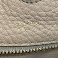 Load image into Gallery viewer, Tom Ford Taupe / Gold Zipper Detail Pebbled Leather Tote Bag
