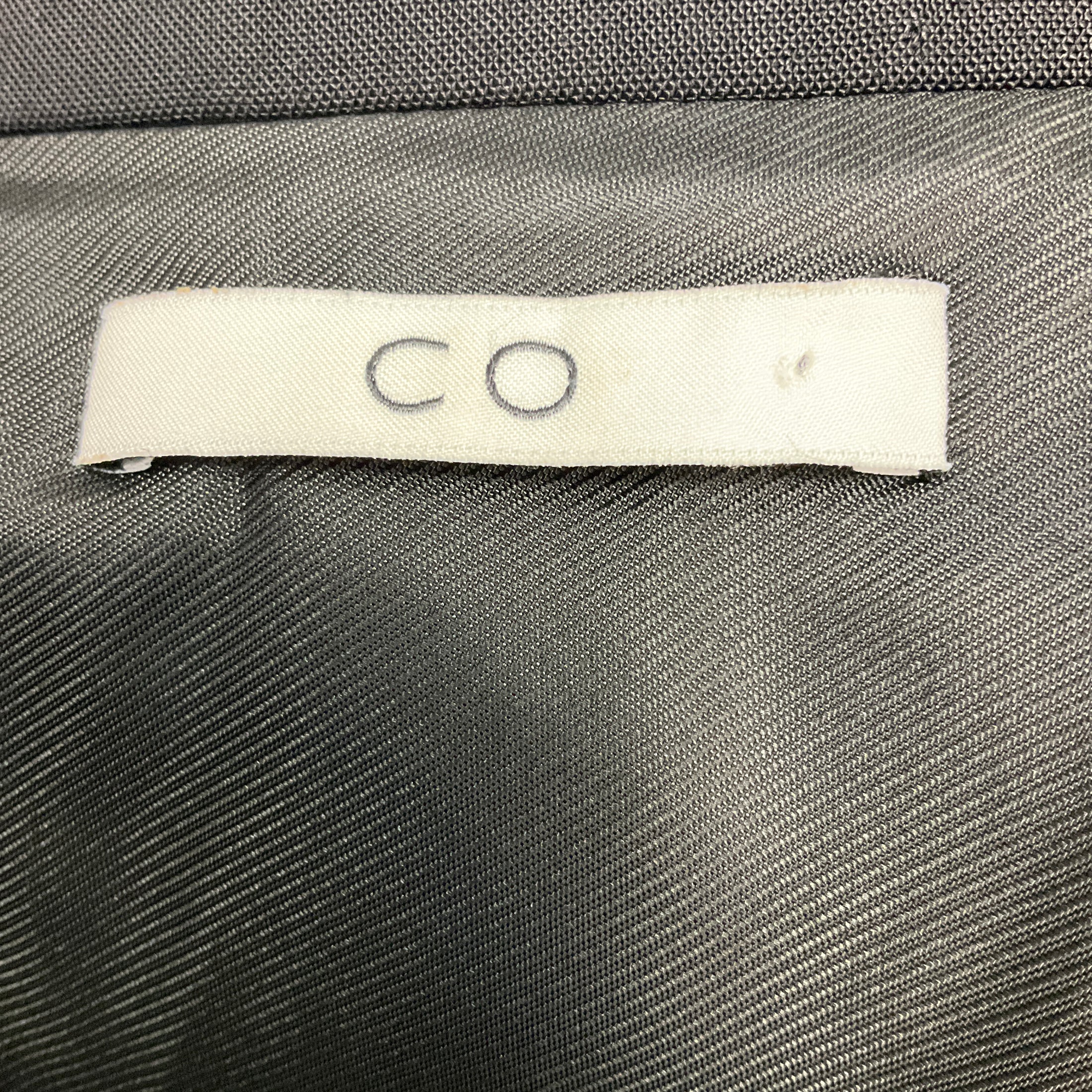 Co Black Classic One Button Long Blazer