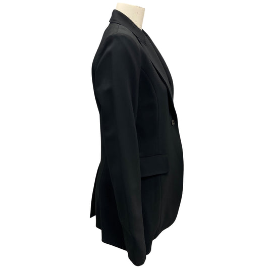 Co Black Classic One Button Long Blazer