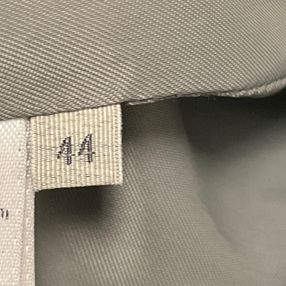 Bottega Veneta Slate Blue Grey Zip Front Leather Moto Jacket