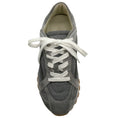 Load image into Gallery viewer, Brunello Cucinelli Grey Linen / Suede Sneakers with Monili
