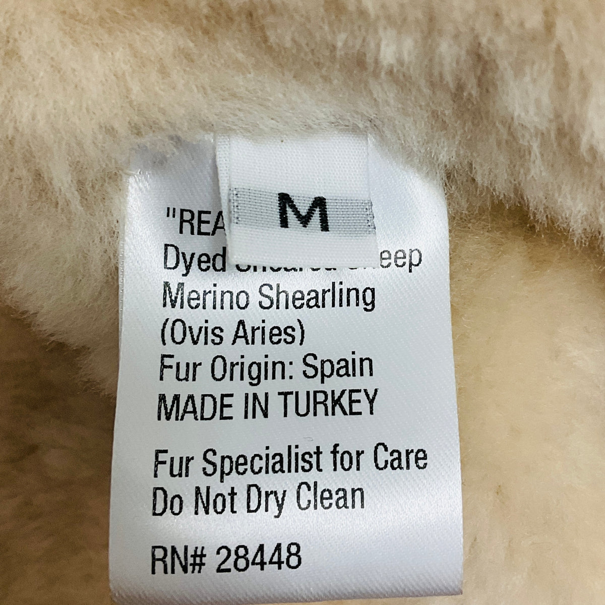 Fleurette Pearl Shearling Jacket with Belt