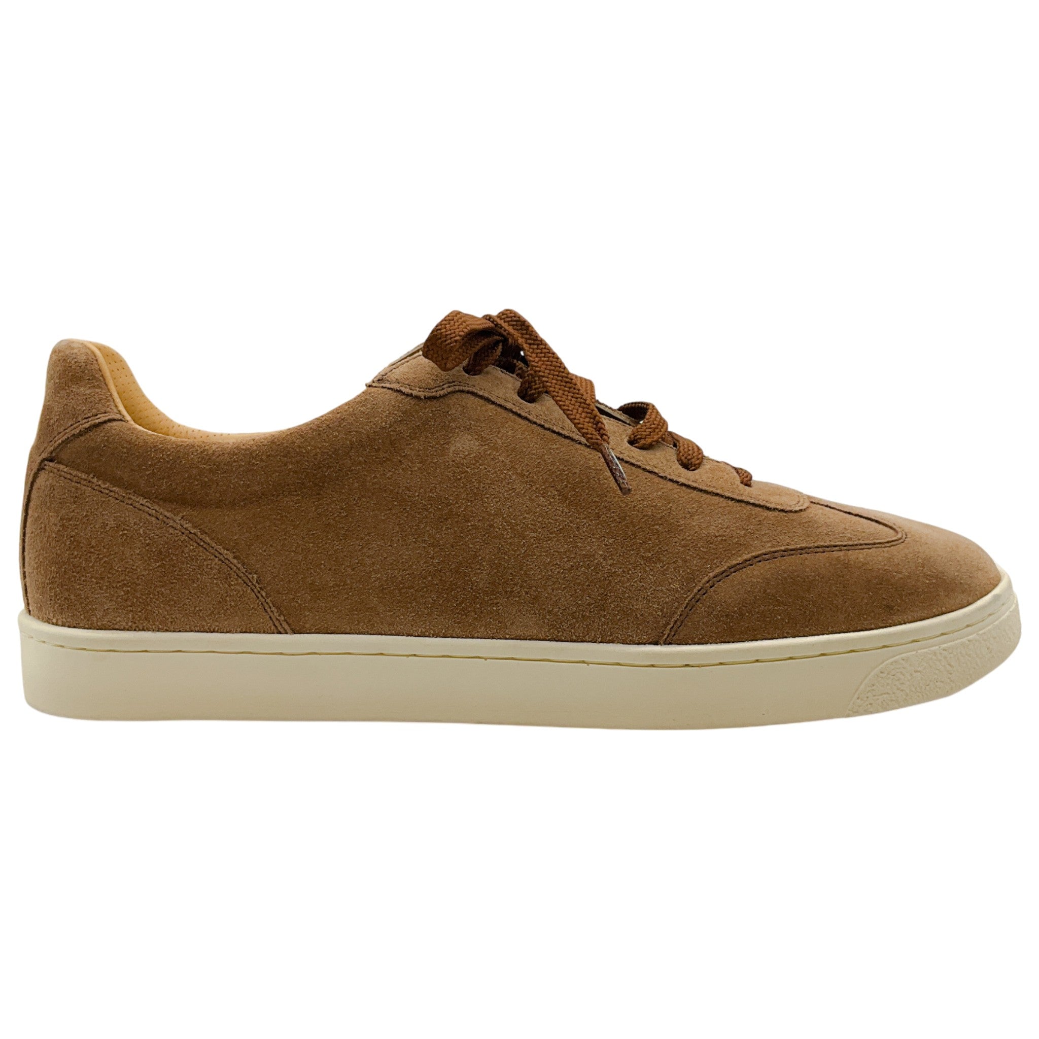 Brunello Cucinelli Men's Brown Suede Sneakers