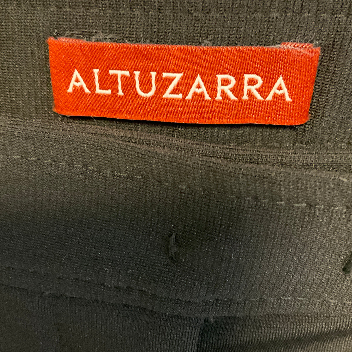 Altuzarra Black High Waisted Viscose and Nylon Stretch Tapered Equestrian Pants with Stirrups