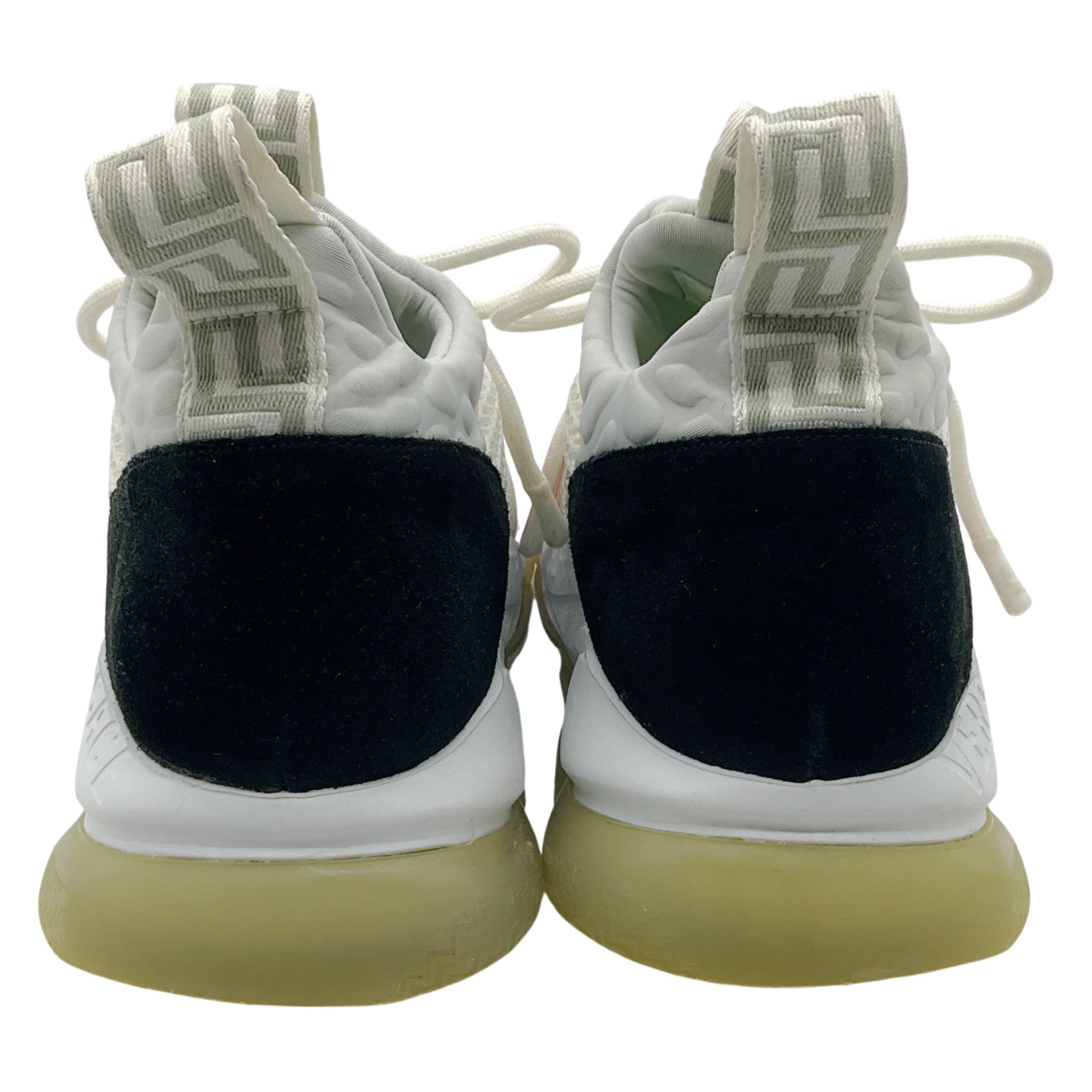 Versace White / Red Cross Chainer Sneakers