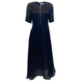 Load image into Gallery viewer, Partow Black Woven Silk Nadira Dress
