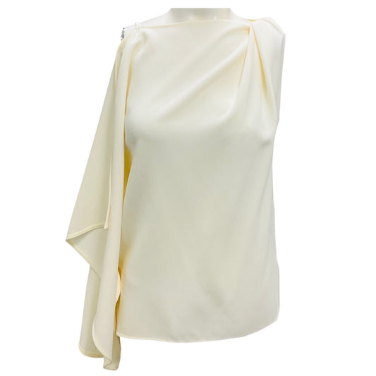 Proenza Schouler Ivory Matte Viscose Crepe Alyssa Top