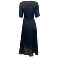 Load image into Gallery viewer, Partow Black Woven Silk Nadira Dress
