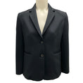 Load image into Gallery viewer, The Row Black Two-Button Scuba Blazer
