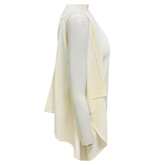 Proenza Schouler Ivory Matte Viscose Crepe Alyssa Top