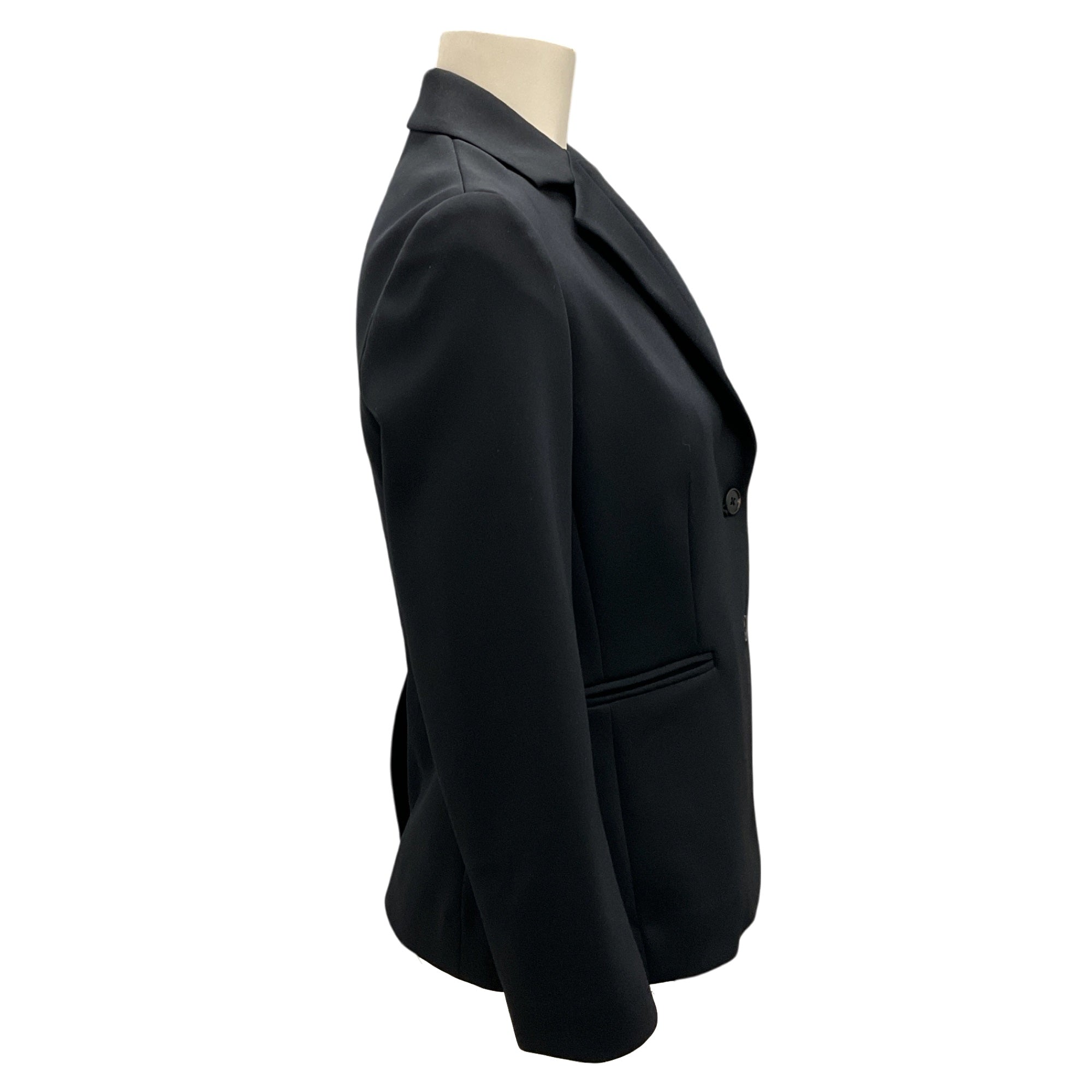 The Row Black Two-Button Scuba Blazer