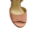 Load image into Gallery viewer, Jimmy Choo Blush Pink Leather Wedge Sandals
