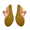 Load image into Gallery viewer, Jimmy Choo Blush Pink Leather Wedge Sandals
