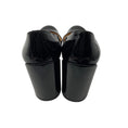 Load image into Gallery viewer, Christian Louboutin Black Round Toe Patent Leather Block Heel Pumps
