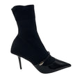 Load image into Gallery viewer, Jimmy Choo Black Carolyn Patent Leather and Knit Sock Boots / Booties
