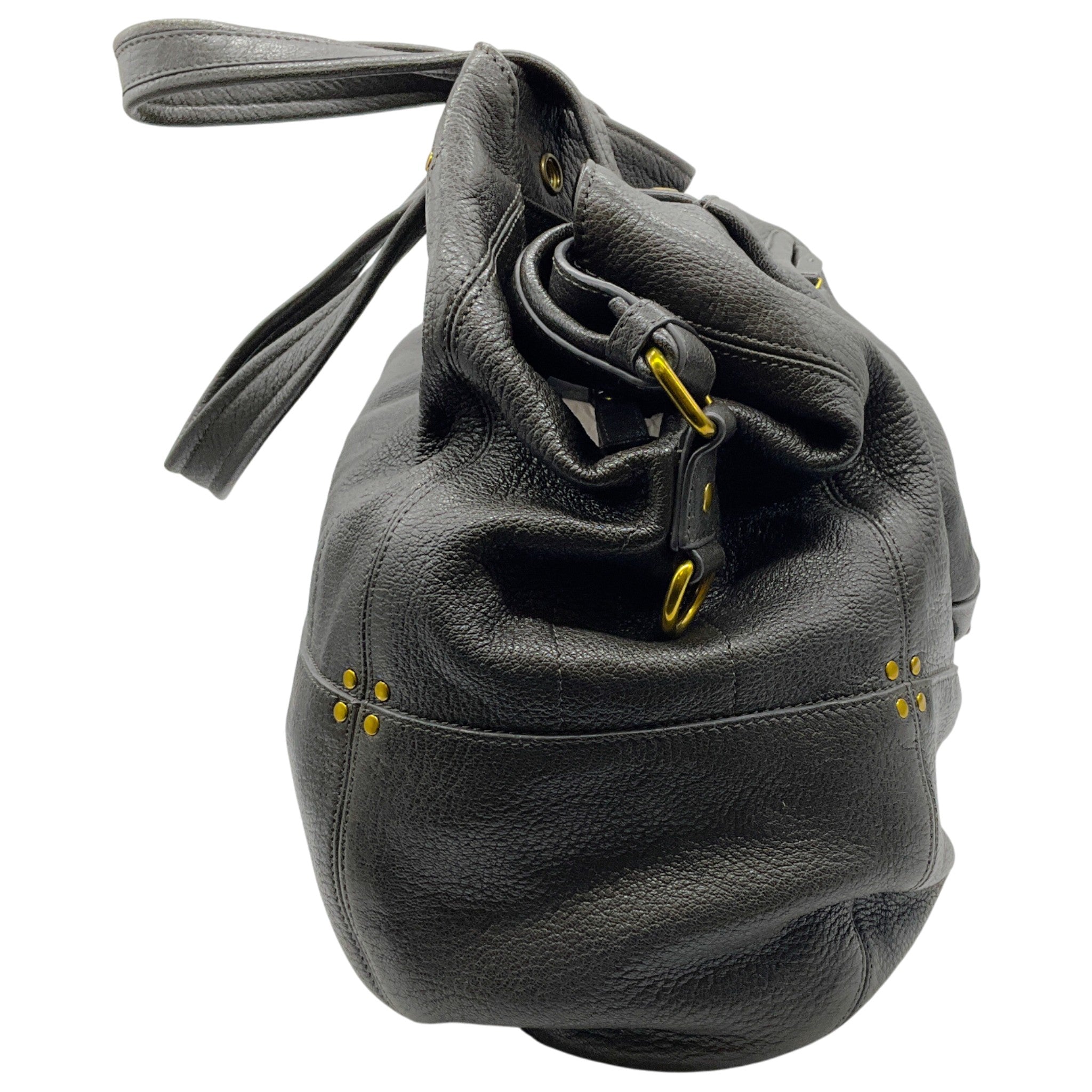 Jerome Dreyfuss Dark Taupe Large Billy Shoulder Bag