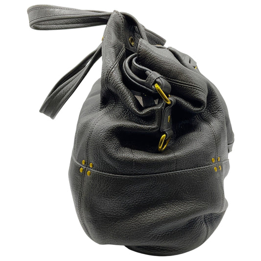 Jerome Dreyfuss Dark Taupe Large Billy Shoulder Bag