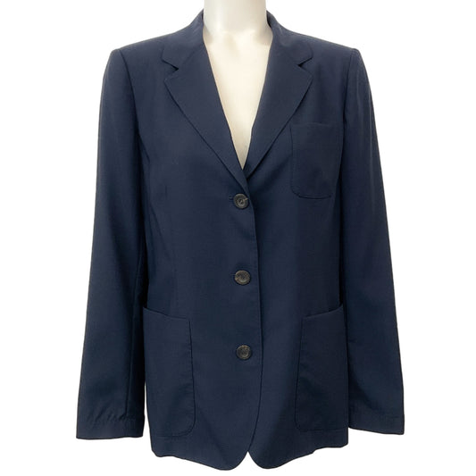 Colombo Navy Blue Cashmere Classic Blazer
