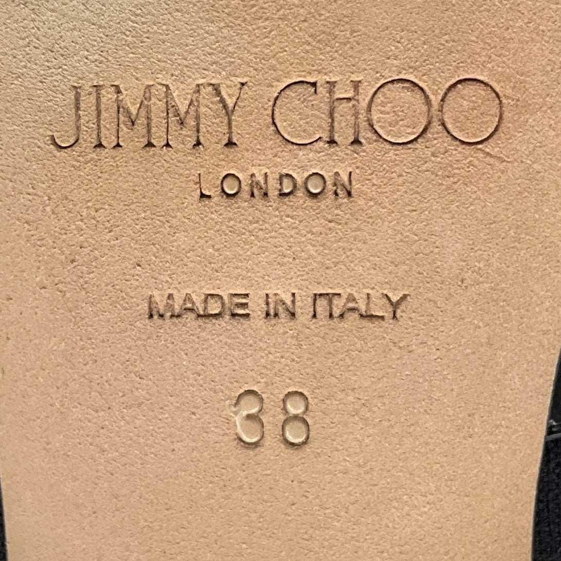 Jimmy Choo Black Carolyn Patent Leather and Knit Sock Boots / Booties