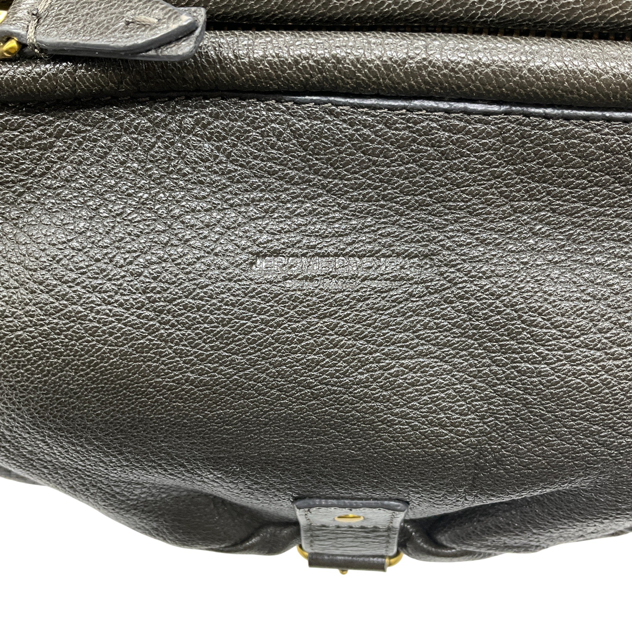 Jerome Dreyfuss Dark Taupe Large Billy Shoulder Bag