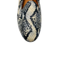 Load image into Gallery viewer, Lanvin Ivory / Black Snakeskin Flats

