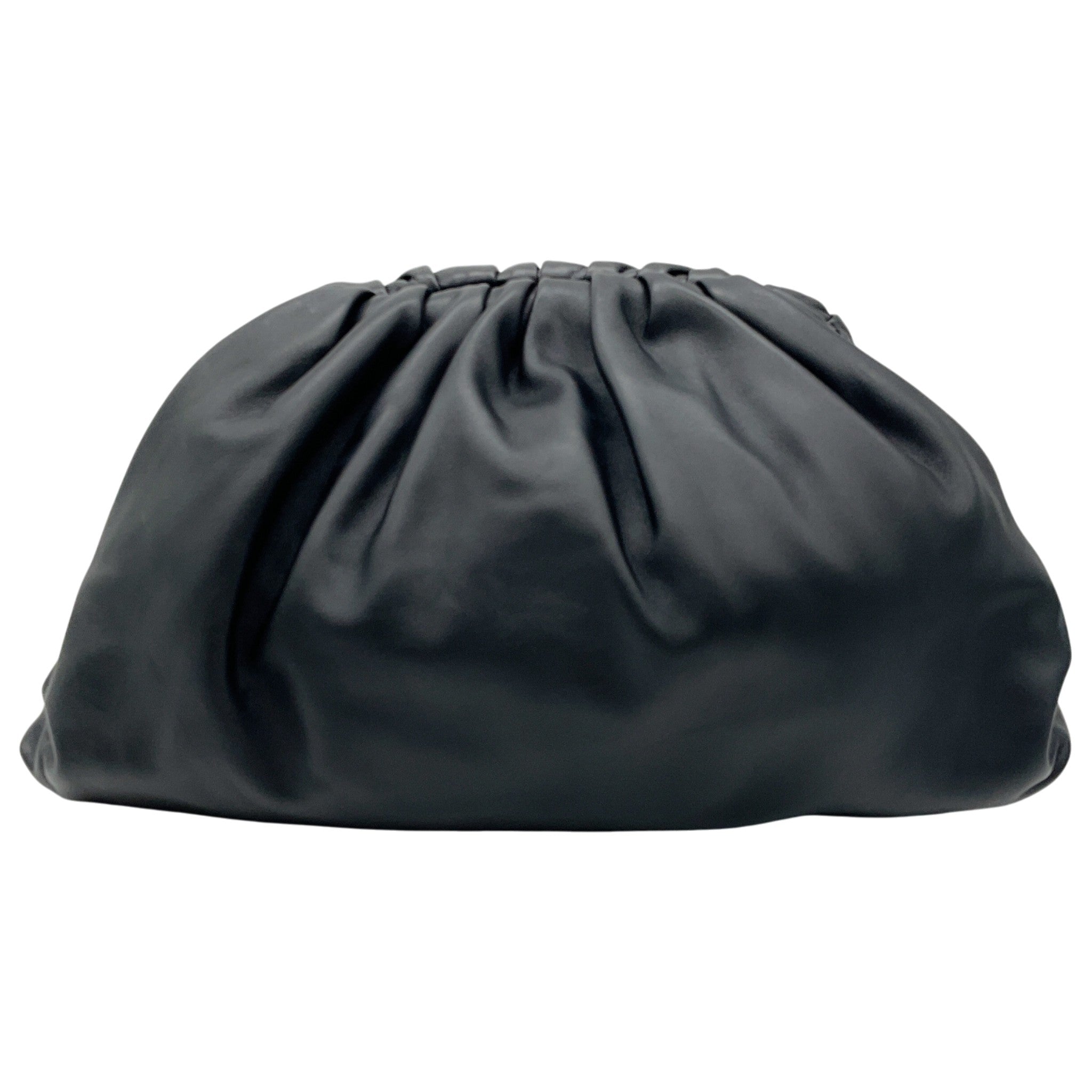 Bottega Veneta Black Leather The Pouch Clutch
